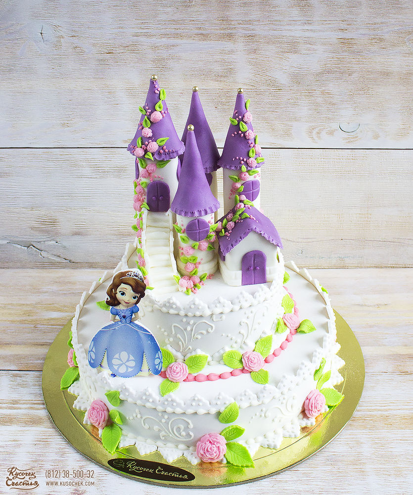 Детский торт`Замок принцессы`