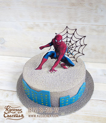 Торт «Человек-паук»