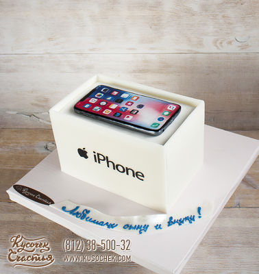 Торт «IPhone в коробке»