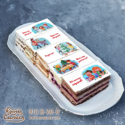 Торт «Пожелания на Новый Год (набор пирожных)»