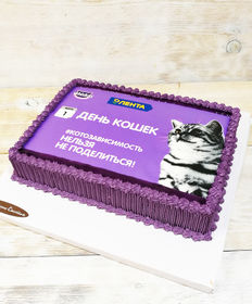 Корпоративный торт «Корпоративный торт со съедобной картинкой»