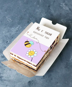 Набор пирожных «Мини-набор пирожных Цветочек и пчелка идеальная пара»