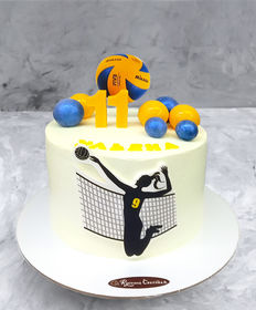 Детский торт «Волейбол»