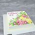 Торт «Цветы и надпись (прямоугольный)» миниатюра 3