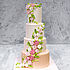 Торт «Гирлянды цветов» миниатюра