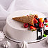 Торт «С рожком и ягодами» миниатюра 3