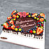 Торт «Ягоды на шоколаде (прямоугольный)» миниатюра