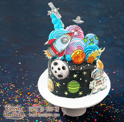 Торт «Выход в космос»