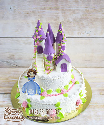 Торт «Замок принцессы Софии»